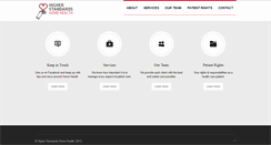 Desktop Screenshot of higherstandardshomehealth.com