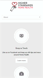 Mobile Screenshot of higherstandardshomehealth.com